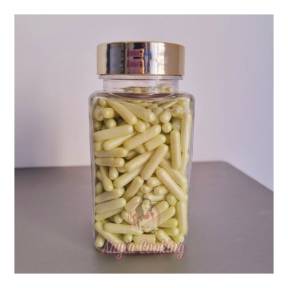 Sprinkles Rods-Decor Zahar Tije - 100 gr - Verde/Soft Yesil - Dr Gusto