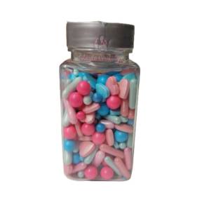 Sprinkles Rods Mix - Decor Zahar Mix 19 - 100 gr - Dr Gusto