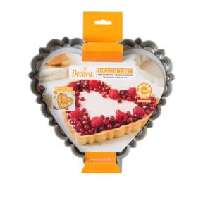Tava Tarta Inima - fund detasabil, 25 x 23 x 3 h cm - Decora