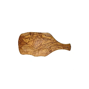 Tocător Rustic din Lemn de Măslin - Realizat Manual - 35 x 18 x 1 cm