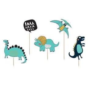 Topper pentru Torturi 5 bucati - Dinozaur - PartyDeco