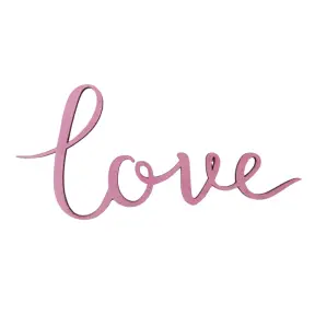 Topper Tort MDF - LOVE Roz - 15 cm