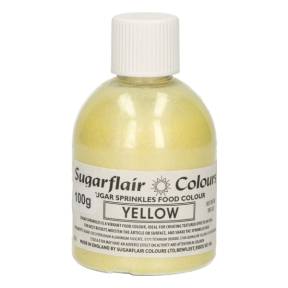 Zahar Fin Sclipicios -100 GR – YELLOW/GALBEN – Sugarflair