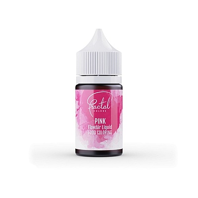 Colorant alimentar lichid pt aerograf - LICHID PINK - 30 g - Fractal 