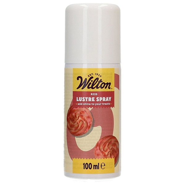 Spray comestibil Rosu (Red) &ndash; Lustre &ndash; 100 ml &ndash; Wilton