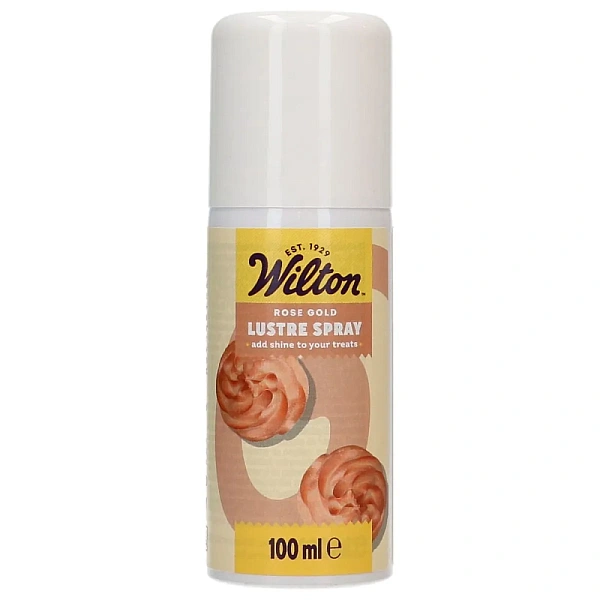 Spray comestibil Roz Auriu (Rose Gold) &ndash; Lustre &ndash; 100 ml &ndash; Wilton