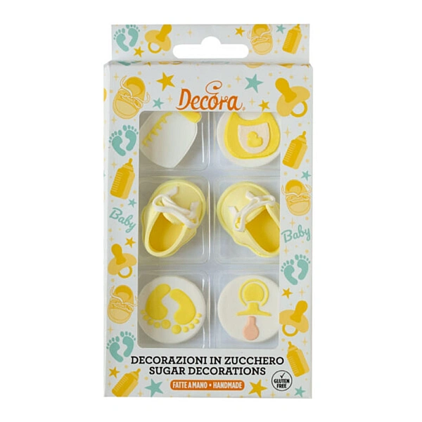 Set decoratiuni din zahar - Baby Party - Decora