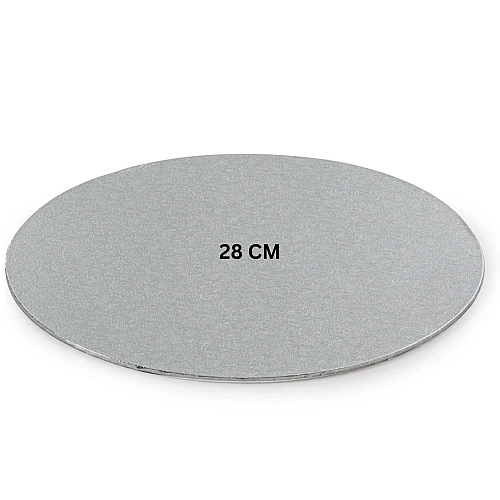 Disc Tort - ARGINTIU - &Oslash; 28CM - cu 3 mm grosime - Decora