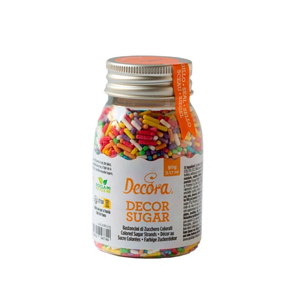 Mix decor din zahar, bastonase - Colormix - 90gr - Decora