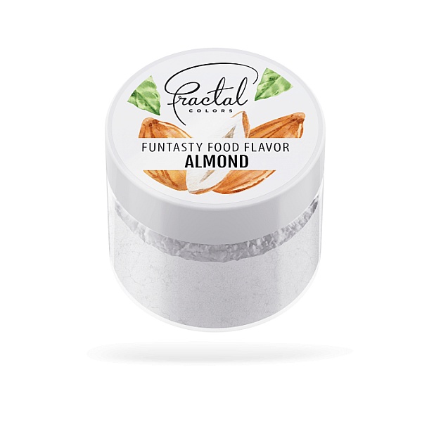 Aromă alimentara pudră incoloră - Funtasty ALMOND/ MIGDALE - 30 g- Fractal