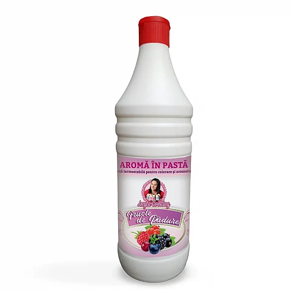 Aromă &icirc;n Pastă Concentrată &ndash; Termostabilă &ndash; FRUCTE DE PADURE &ndash; 1L &ndash; Anyta Cooking
