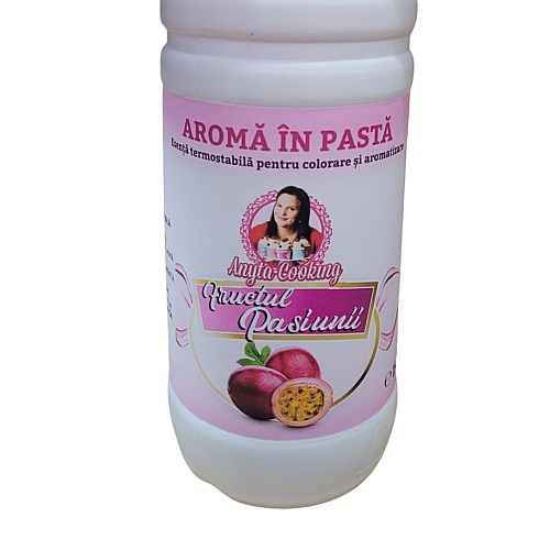 Aromă &icirc;n Pastă Concentrată &ndash; Termostabilă &ndash; FRUCTUL PASIUNII &ndash; 1L &ndash; Anyta Cooking
