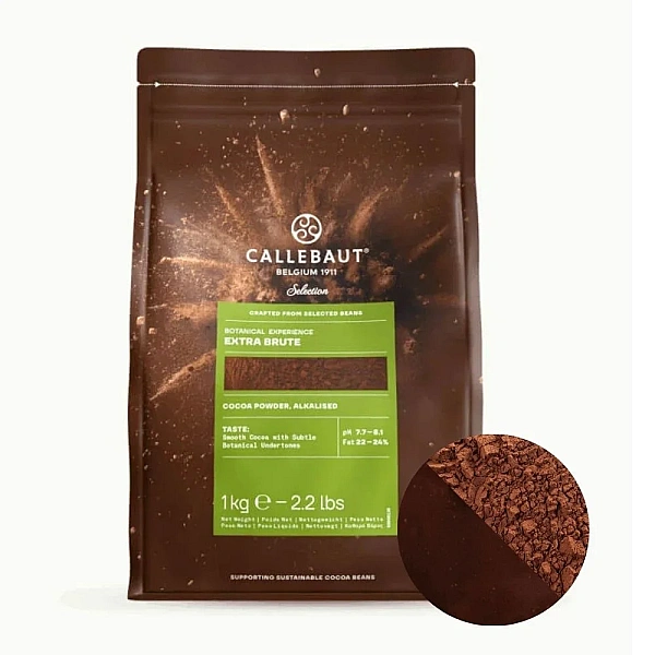 Cacao Alcalinizată Botanical Extra Brute (maro-roscat) - 1kg - 22-24% - Barry Callebaut - Anyta Cooking
