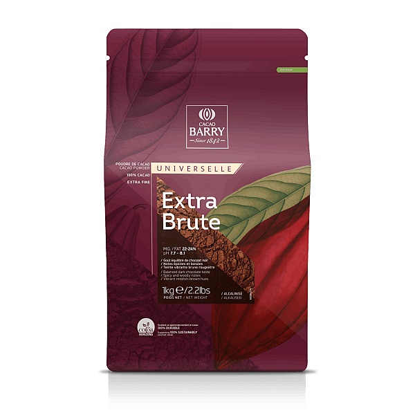 Cacao Alcalinizată Extra Brute (maro-roscat) - 1kg - 22-24% - Barry Callebaut - Anyta Cooking