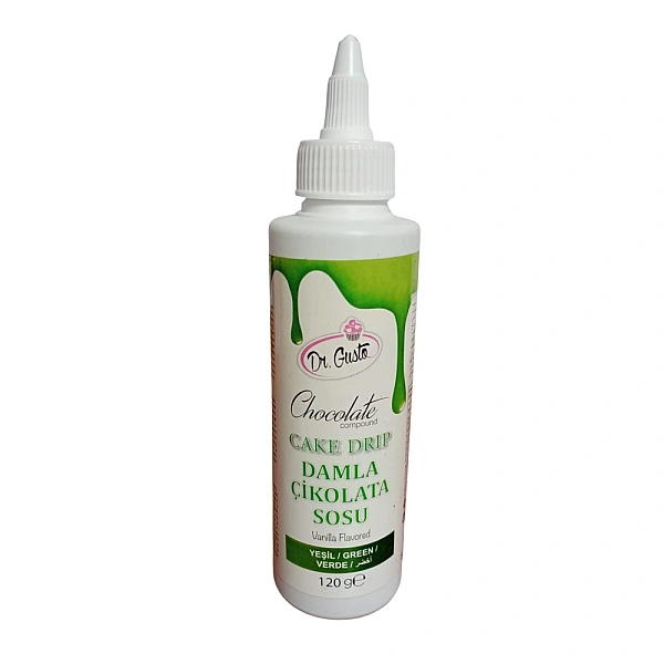 Glazura de ciocolata - Cake Drip - VERDE - 120g - Dr Gusto