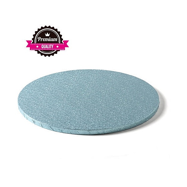 Cake Drum rotund -Azur-&Oslash; 35 cu 1.2 cm grosime-Decora - Anyta Cooking