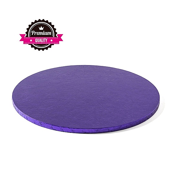 Cake Drum rotund-Violet-&Oslash; 35 cu 1.2 cm-Decora - Anyta Cooking