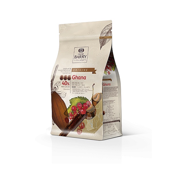 Ciocolată cu lapte PREMIUM - GHANA - cacao 40.5% - 1kg - Cacao Barry - Anyta Cooking