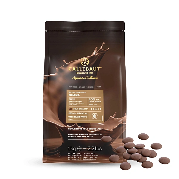 Ciocolată cu lapte PREMIUM - GHANA - cacao 41,9% - 1kg - Cacao Barry - Anyta Cooking