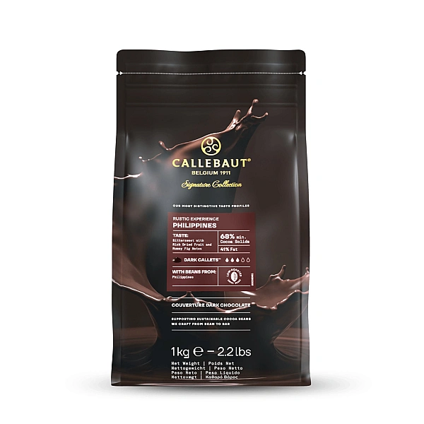 Ciocolată neagră PREMIUM - PHILIPPINES - cacao 68% - 1kg - Cacao Barry&reg;