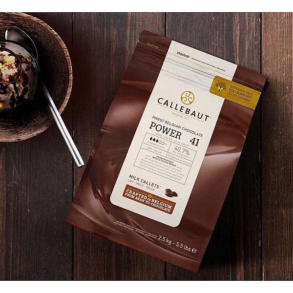 Ciocolata cu Lapte 40,7% POWER-41 - 2,5 Kg - Callebaut&reg; - Anyta Cooking