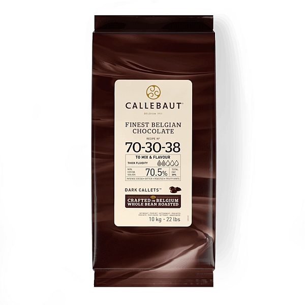 Ciocolata Neagra 70,5% Recipe 70-30-38, 10 Kg - Callebaut&reg; - Anyta Cooking