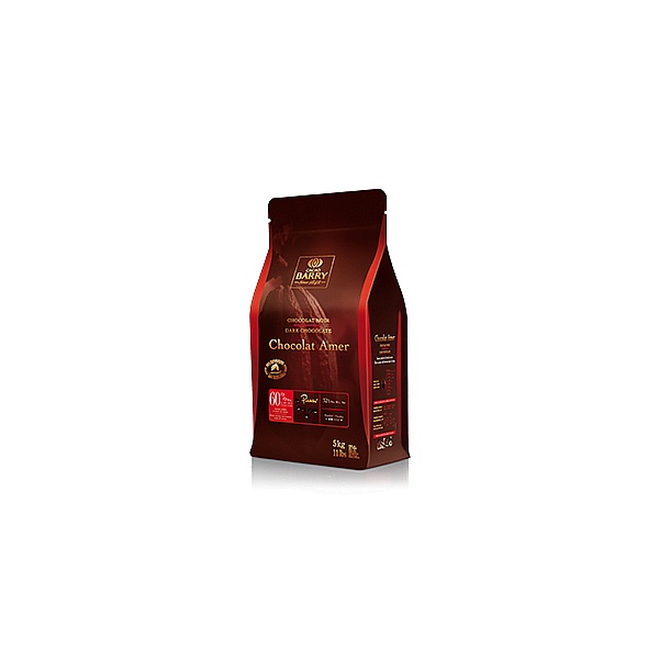 Ciocolata Neagra PREMIUM - AMER 60%, 5 kg - Cacao Barry&reg; - Anyta Cooking