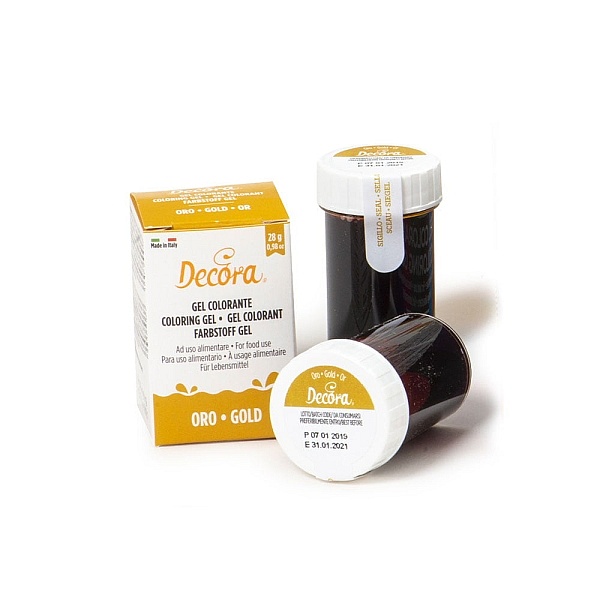Colorant alimentar gel - AURIU - 28 gr- Decora - Anyta Cooking