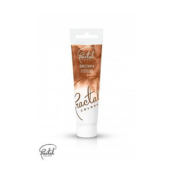 Colorant Gel Alimentar  - BROWN - 30 g- Fractal