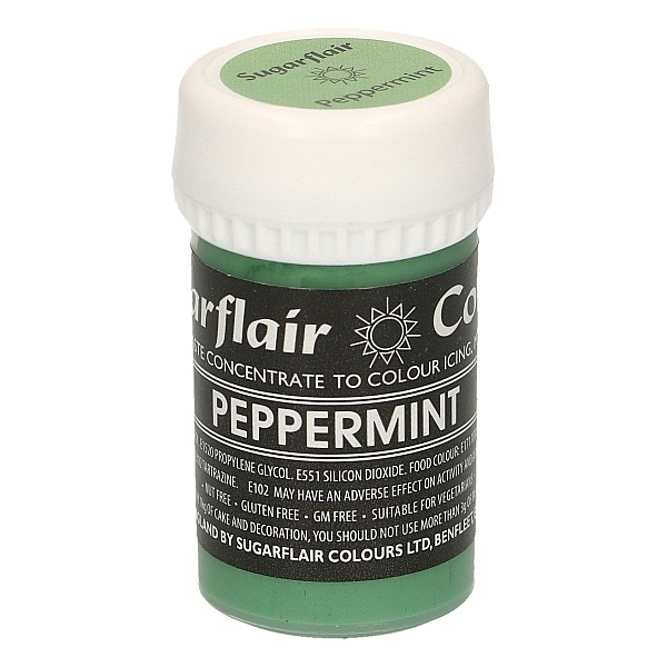 Colorant Alimentar Gel PASTEL PEPPERMINT &ndash; 25 GR &ndash; Sugarflair - Anyta Cooking