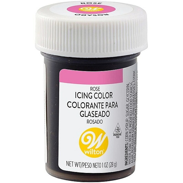 Colorant Alimentar Gel, Roz-Trandafiriu (Rose) -28gr- Wilton-Decora - Anyta Cooking