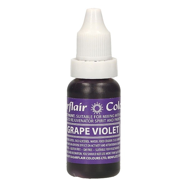 Colorant Alimentar Lichid - GRAPE VIOLET / VIOLET STRUGURE - 14 ml. - Sugarflair - Anyta Cooking