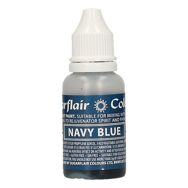 Colorant Alimentar Lichid - NAVY BLUE / ALBASTRU MARIN - 14 ml. - Sugarflair - Anyta Cooking
