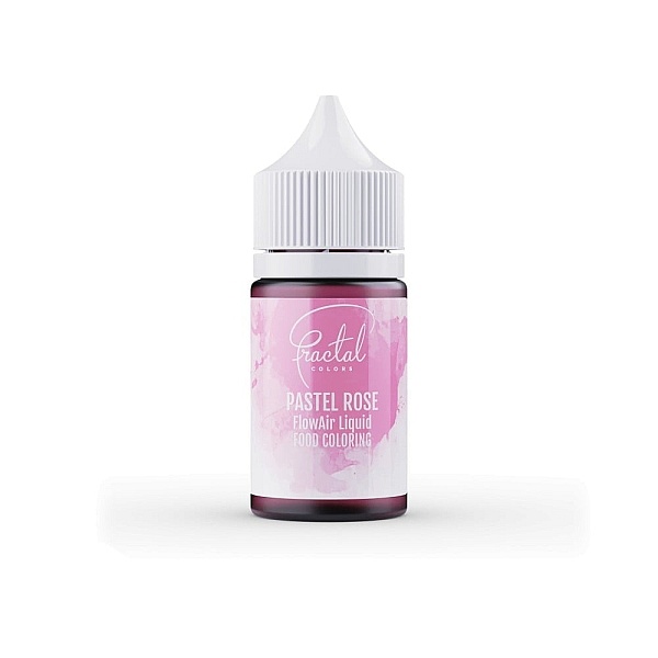 Colorant alimentar lichid pt aerograf - LICHID PASTEL ROSE - 30 g - Fractal 