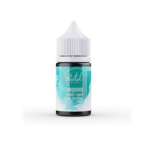 Colorant alimentar lichid pt aerograf - LICHID Turquoise- 30 g - Fractal 