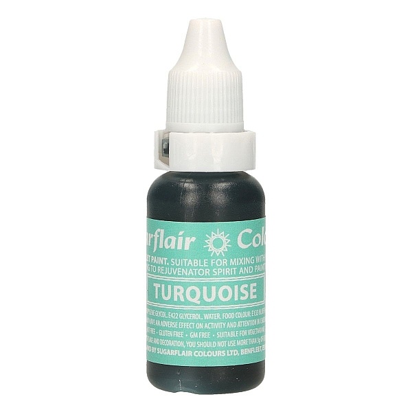 Colorant Alimentar Lichid - TURCOAZ - 14 ml. - Sugarflair - Anyta Cooking