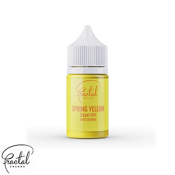 Colorant Alimentar Liposolubil - SuperiOil - SPRING YELLOW - 30 gr - Fractal 