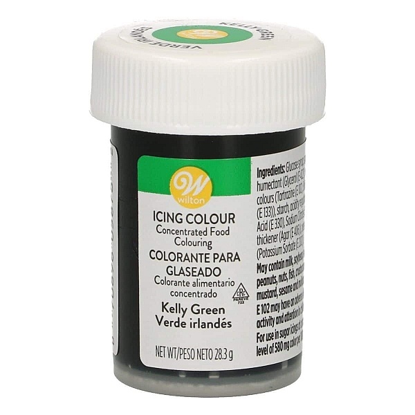 Colorant alimentar Pasta/Gel- Kelly Green -28 gr. - Wilton - Anyta Cooking