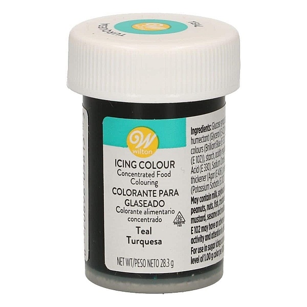 Colorant alimentar Pasta/Gel- Teal- 28 gr. - Wilton - Anyta Cooking