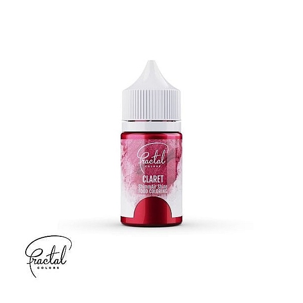 Colorant Alimentar pt aerograf - Sclipicios - CLARET -33g - Fractal 