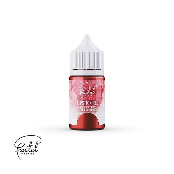 Colorant Alimentar pt aerograf - Sclipicios - LIPSTICK RED -33g - Fractal 