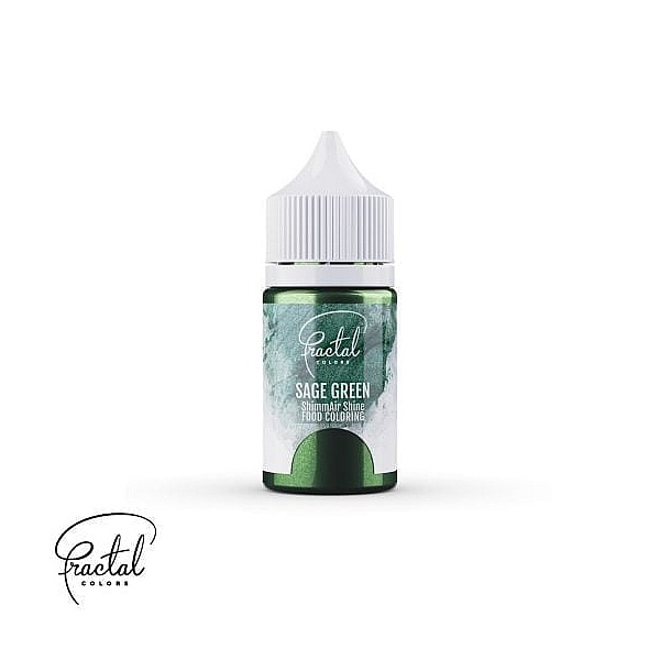Colorant Nonalimentar pt aerograf - Sclipicios - SAGE GREEN -33g - Fractal 