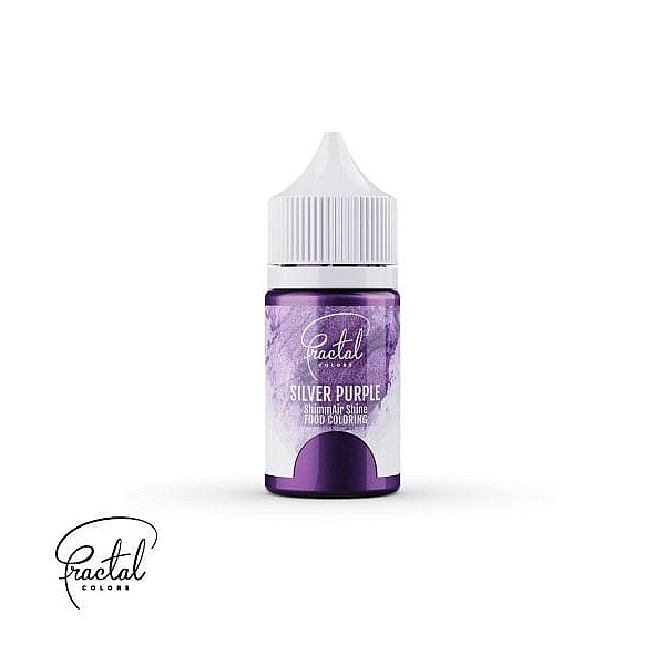 Colorant Nonalimentar pt aerograf - Sclipicios - SILVER PURPLE -33g - Fractal 