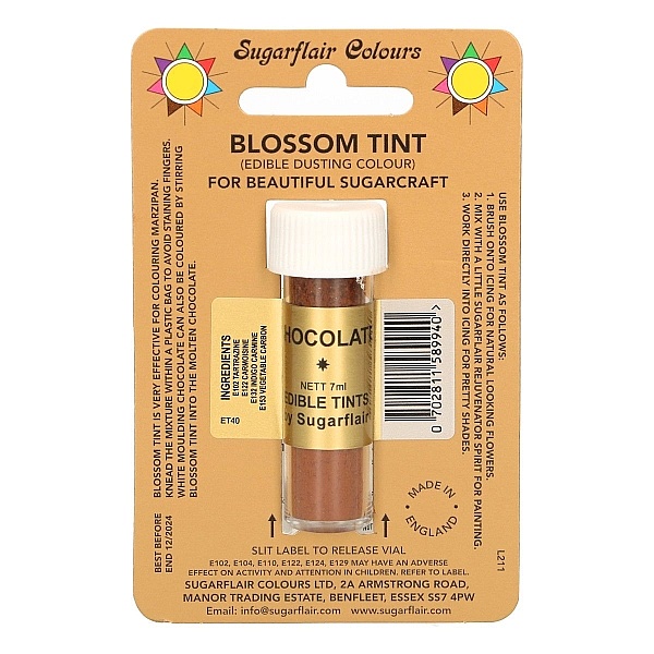 Colorant Alimentar Pudra - CHOCOLATE / Ciocolatiu &ndash; 7 ML &ndash; Sugarflair - Anyta Cooking