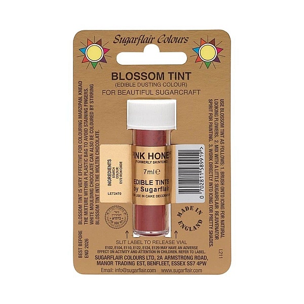 Colorant Alimentar Pudra - PINK HONEY/Roz Miere Inchis &ndash; 7 ML &ndash; Sugarflair - Anyta Cooking