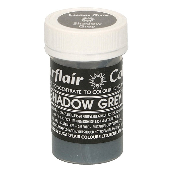 Colorant Gel &ndash; GRI / Shadow Grey&ndash; Sugarflair - Anyta Cooking