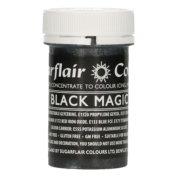 Colorant Gel - Negru / Black Magic - 25G - Sugarflair - Anyta Cooking