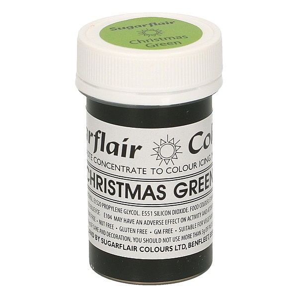 Colorant Gel &ndash; VERDE CRACIUN / Christmas Green &ndash; Sugarflair - Anyta Cooking