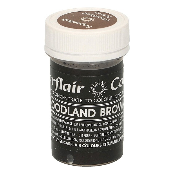 Colorant Gel &ndash; WOODLAND BROWN / MARO PADURE &ndash; Sugarflair - Anyta Cooking