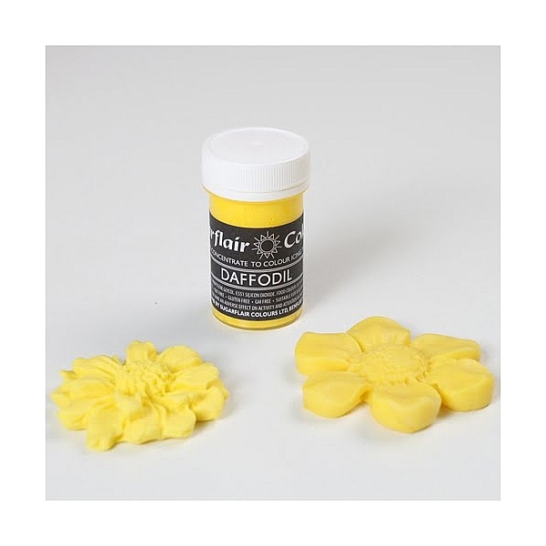 Colorant Pasta/Gel - DAFFODIL / Galben Narcise 25g &ndash; Sugarflair - Anyta Cooking